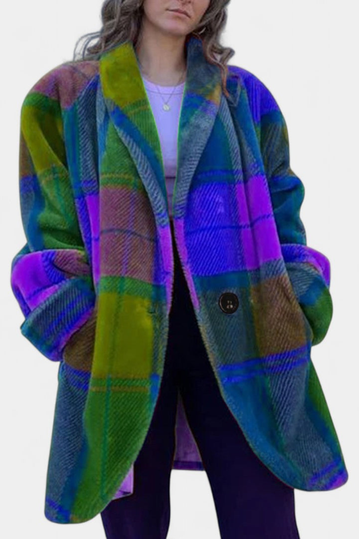 Ramona | Bold Plaid Oversized Coat