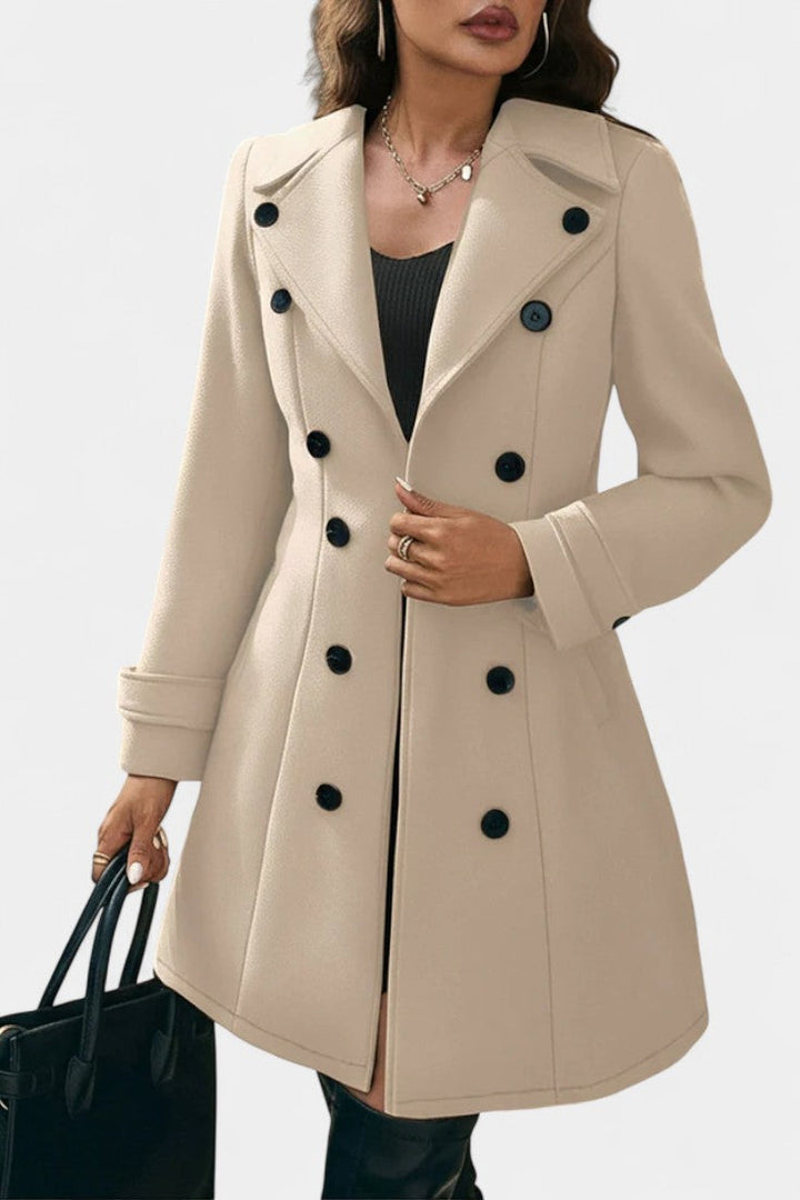 Coraleigh | Tailored Notched-Collar Coat
