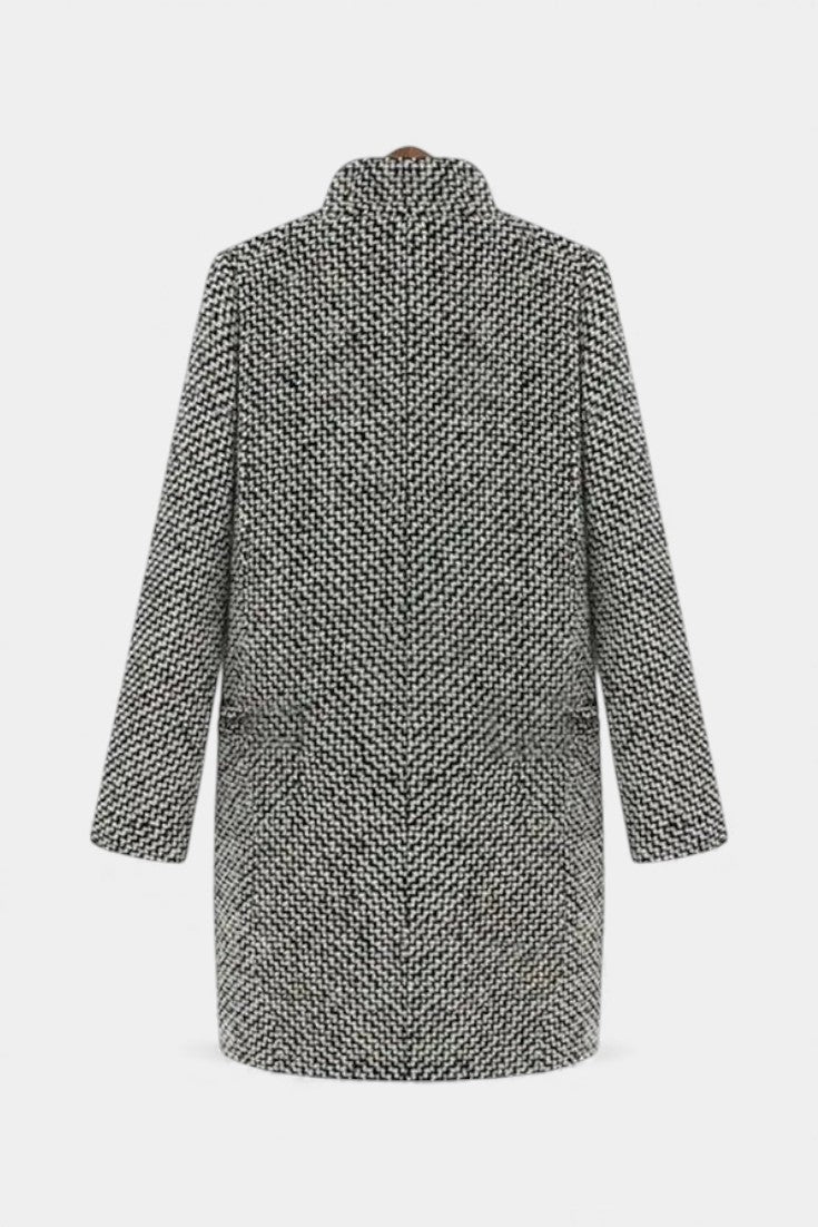 Yasmin | Textured Tailored Long Coat