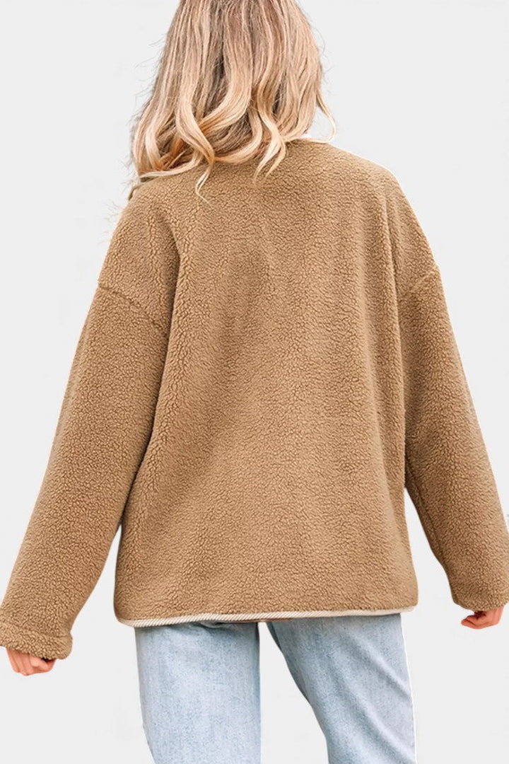 Sylvie | Relaxed Textured Button Jacket