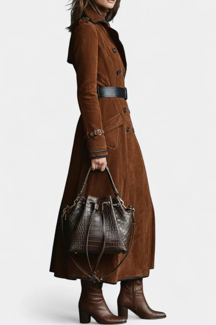 Beverly | Tailored Double-Breasted Long Coat