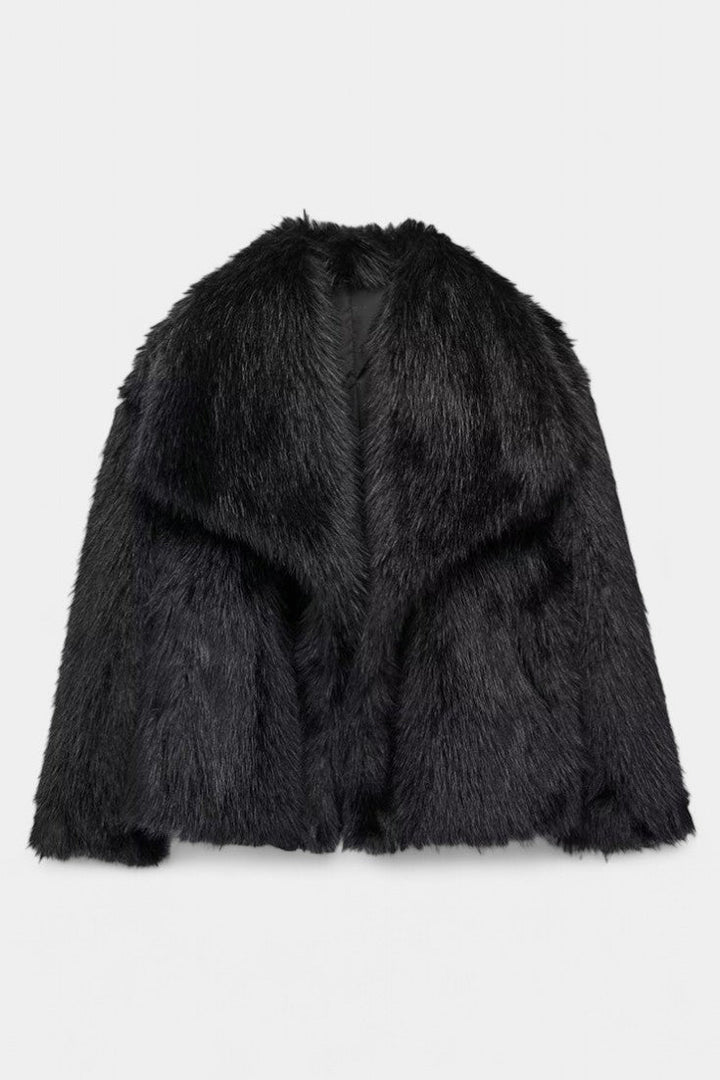 Sadie | Plush Statement-Collar Coat
