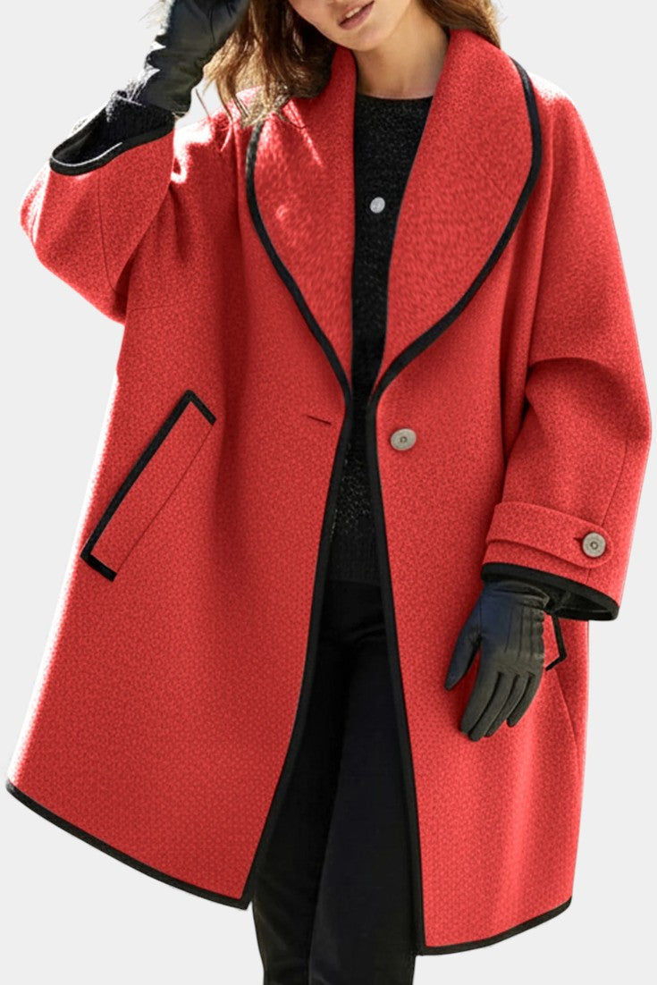 Maura | Wide-Collar Statement Coat