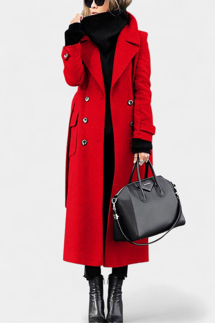 Rosabel | Tailored Double-Breasted Long Coat