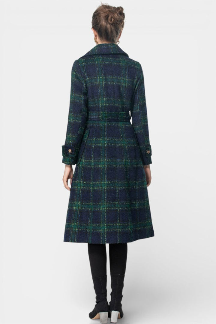 Sabella | Checked Longline Coat