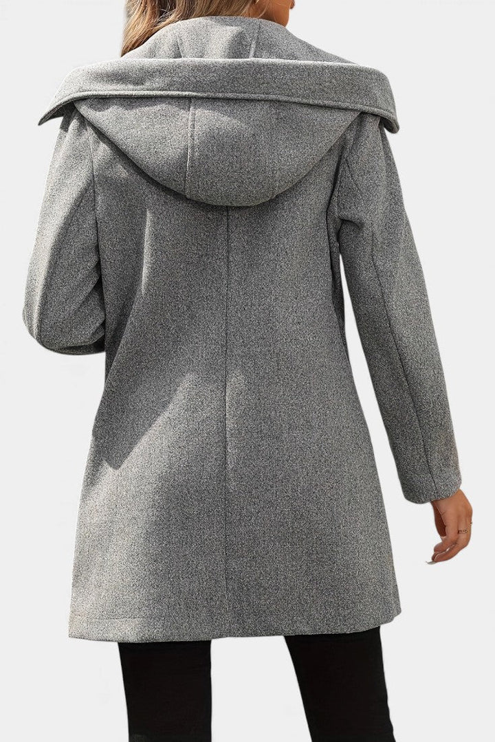 Winona | Tailored Double-Breasted Hooded Coat