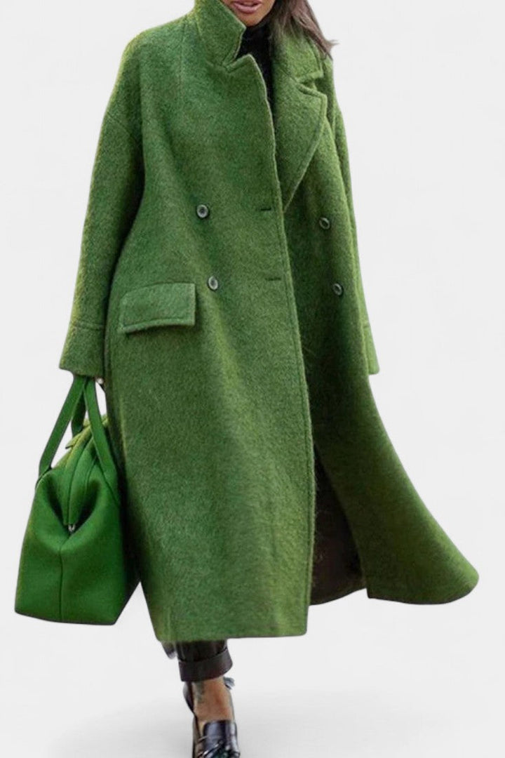 Tamsin | Oversized Double-Breasted Long Coat
