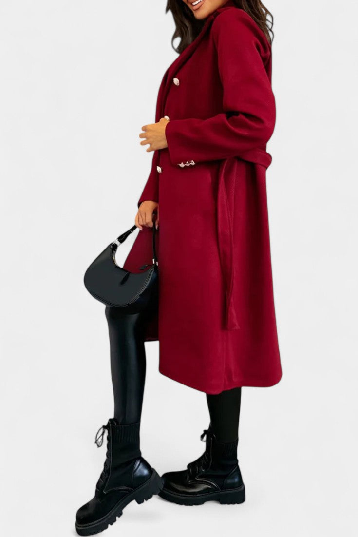 Camille Delacroix | Belted Double-Breasted Coat
