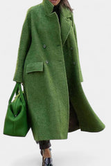 Cornelia | Oversized Double-Breasted Long Coat