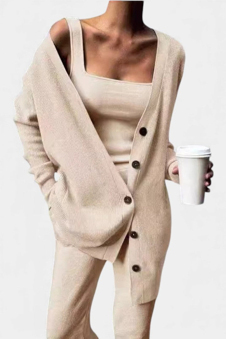 Odalie | Relaxed Loungewear Three-Piece Set
