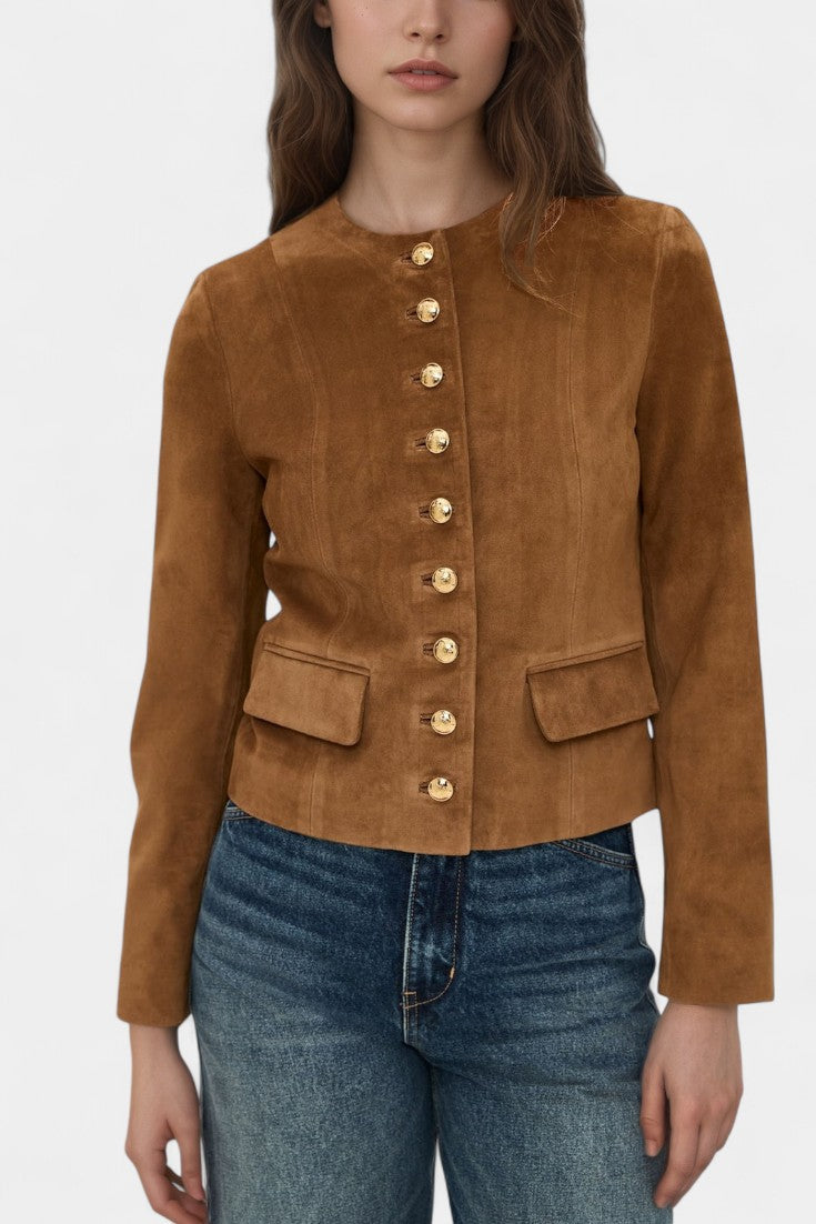 Susanne | Tailored Button-Front Jacket