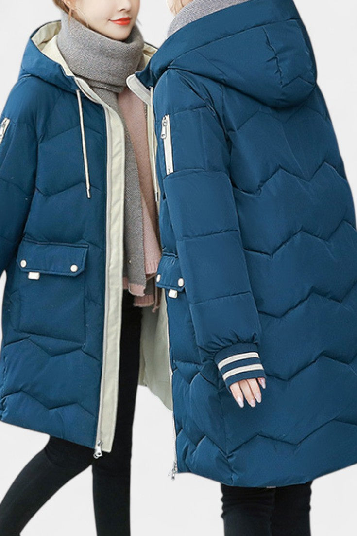 Etta | Hooded Longline Padded Coat