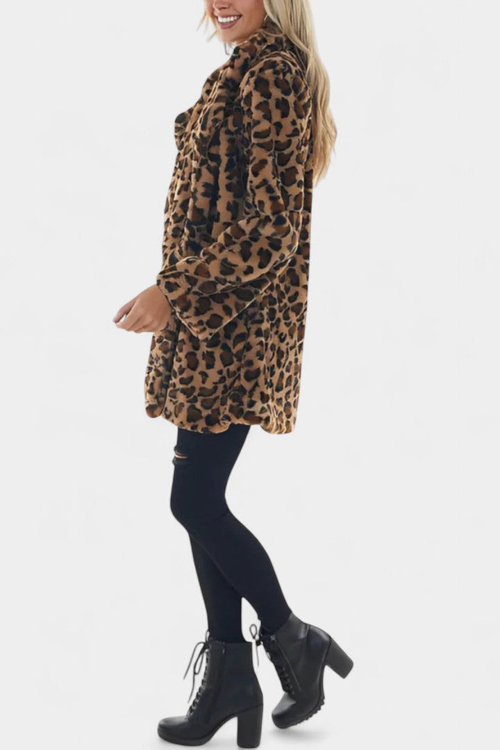 Nadine | Plush Longline Hooded Coat