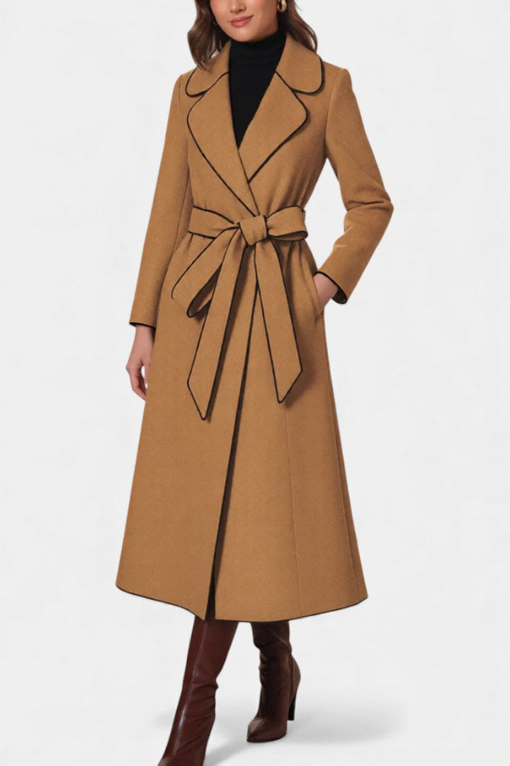 Marguerite | Belted Longline Coat