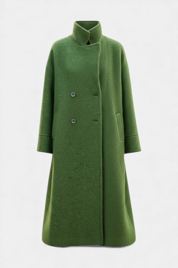 Tamsin | Oversized Double-Breasted Long Coat