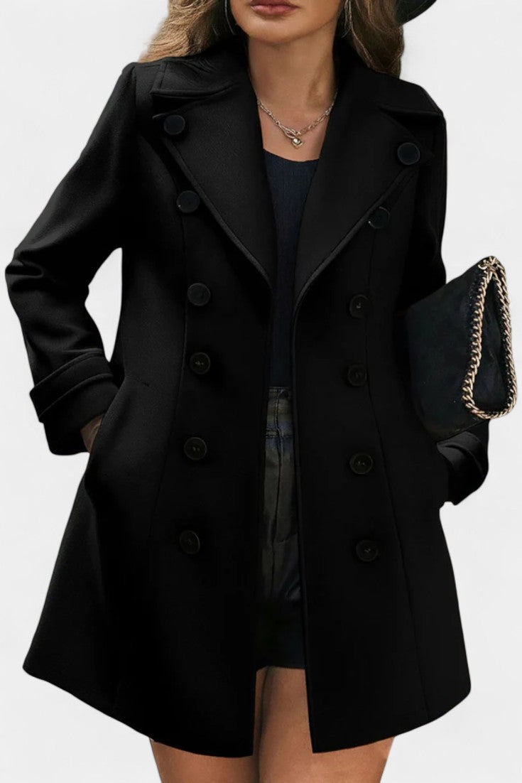 Rhiannon | Double-Breasted Tailored Coat
