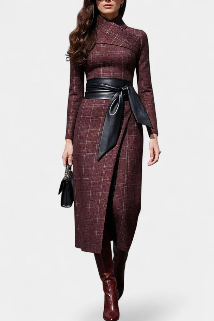 Fleur | Tailored Wrap Midi Skirt