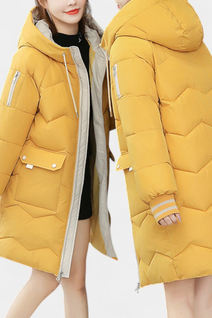 Etta | Hooded Longline Padded Coat