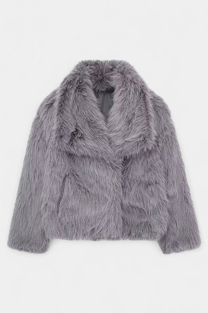 Sadie | Plush Statement-Collar Coat