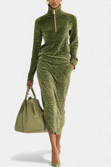 Danielle | Elegant High-Neck Two-Piece Set