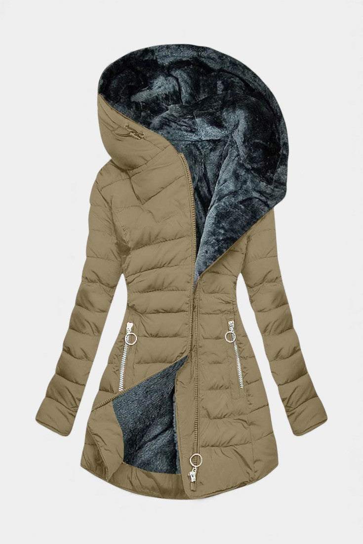 Simone | Cosy Hooded Winter Coat