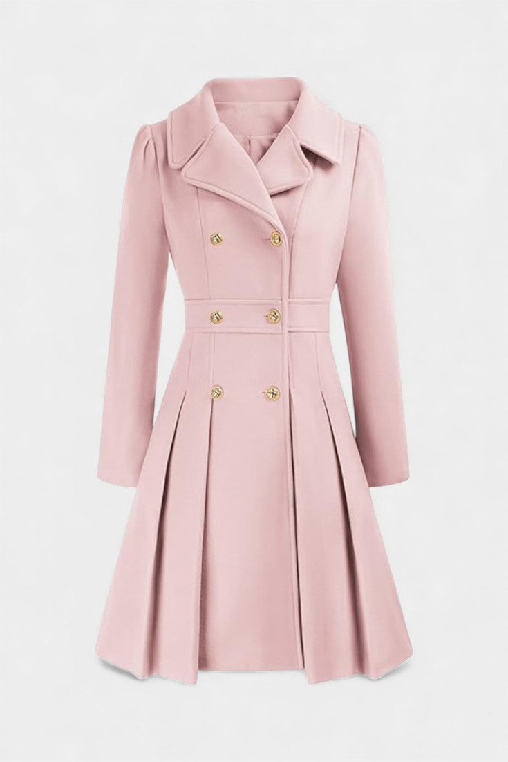 Rosemarie | Double-Breasted Flared Coat
