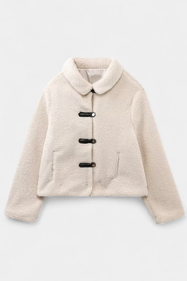 Eugenie | Cropped Toggle-Front Jacket