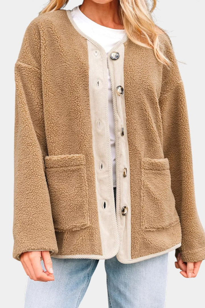 Sylvie | Relaxed Textured Button Jacket