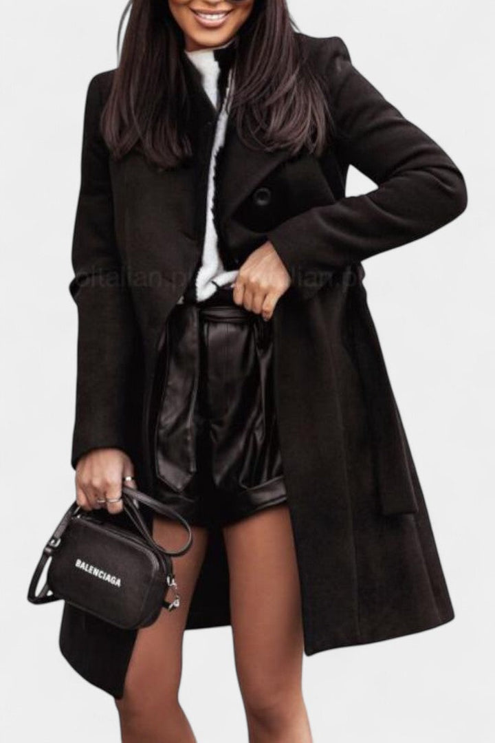 Odette | Belted Longline Coat