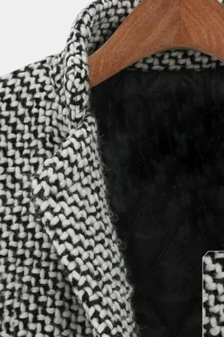 Yasmin | Textured Tailored Long Coat