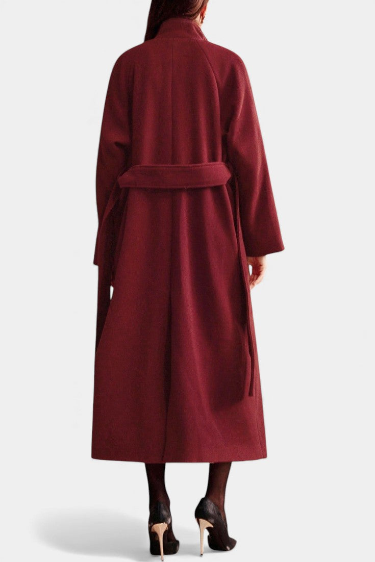 Delphina | Belted Long-Line Coat