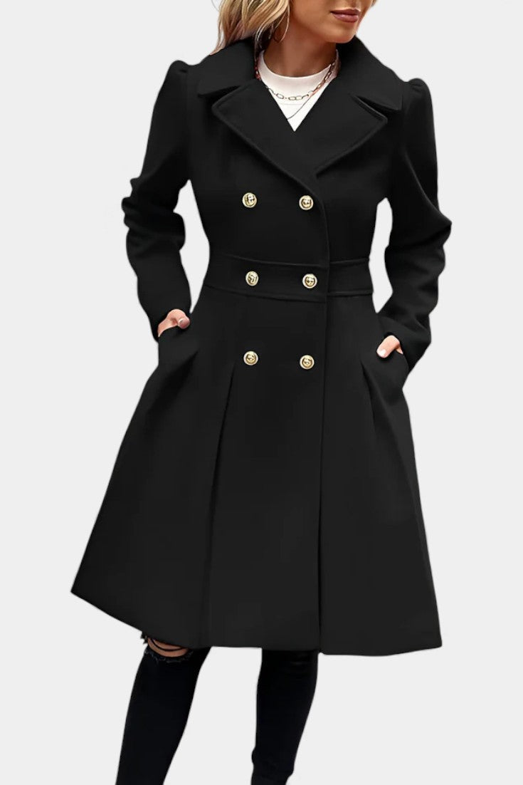 Ottilie | Double-Breasted A-Line Coat
