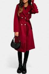 Camille Delacroix | Belted Double-Breasted Coat