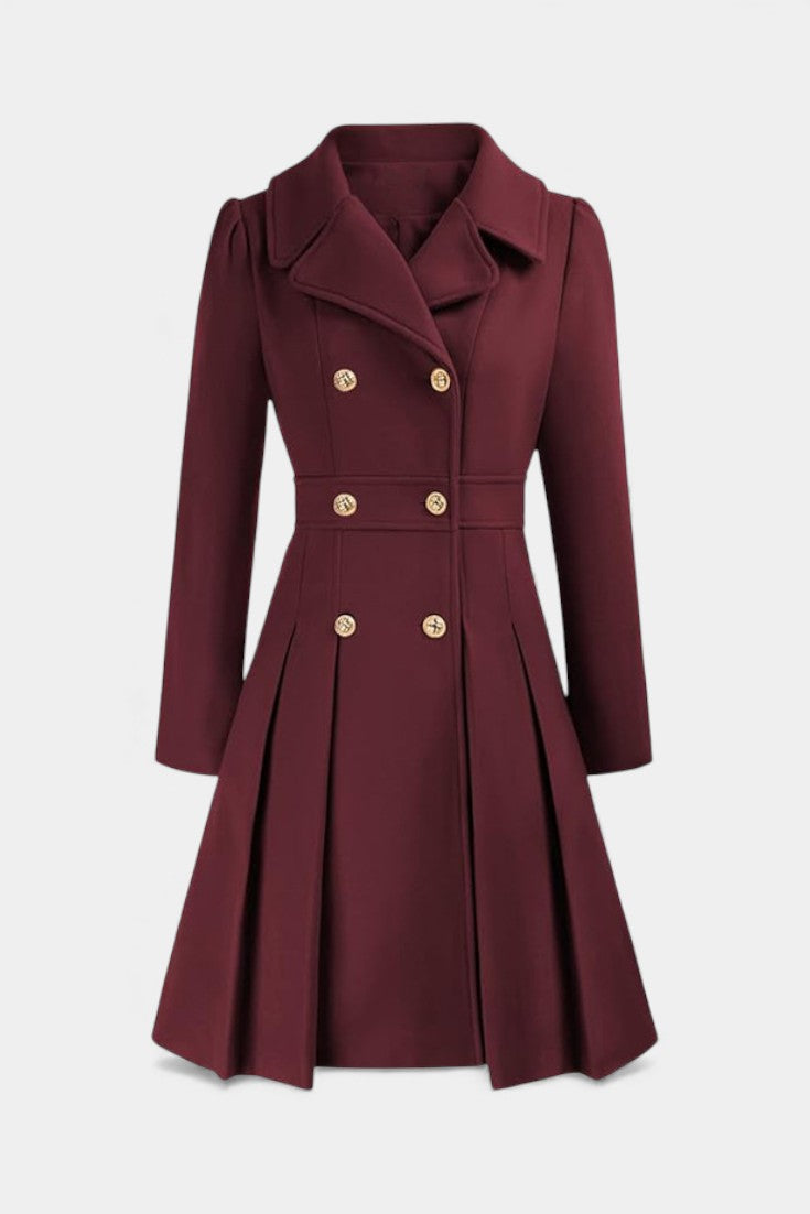 Ottilie | Double-Breasted A-Line Coat