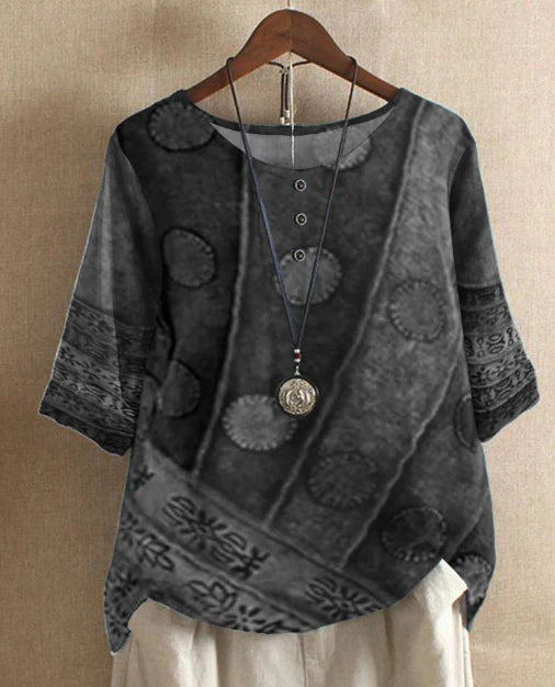 Mabel | Artful Patterned Top