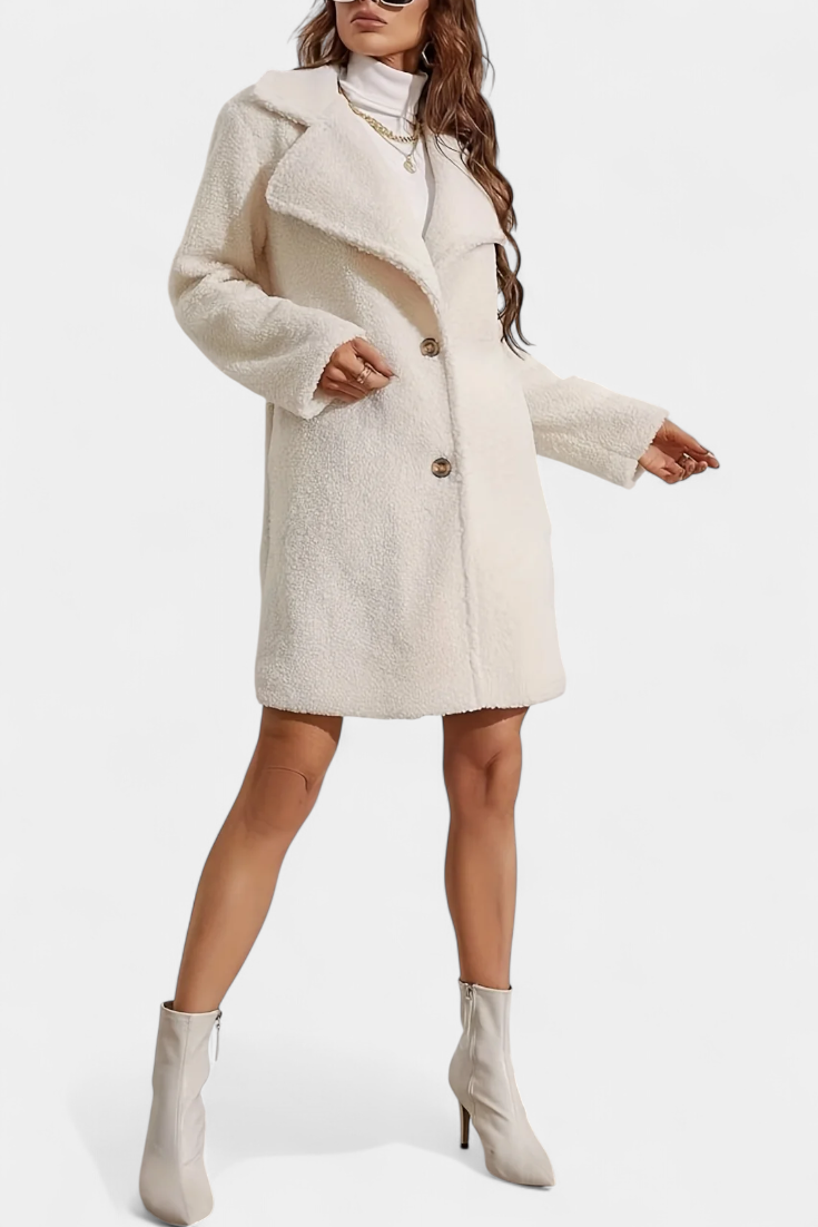 Celestine | Longline Textured Coat