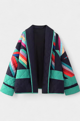 Odalie | Quilted Patchwork Kimono Coat