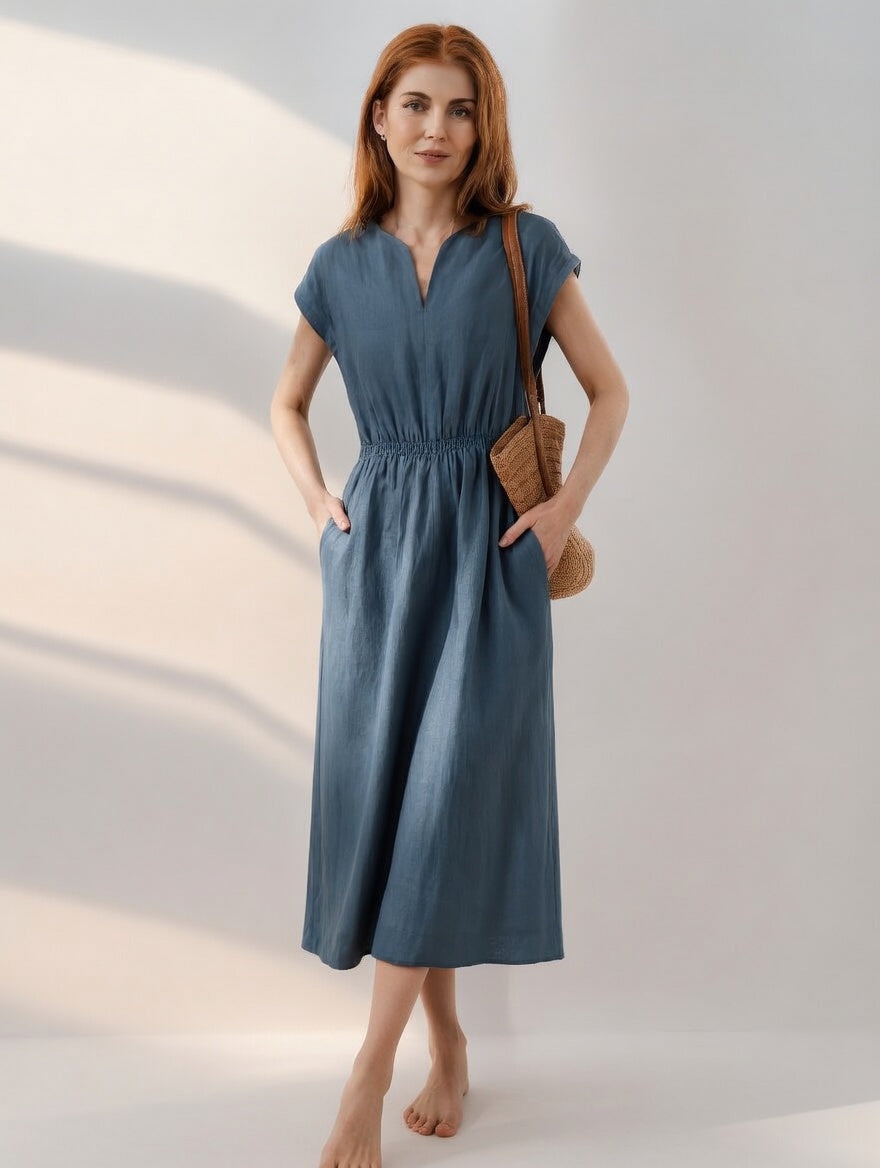 Edwina | Relaxed Midi Dress