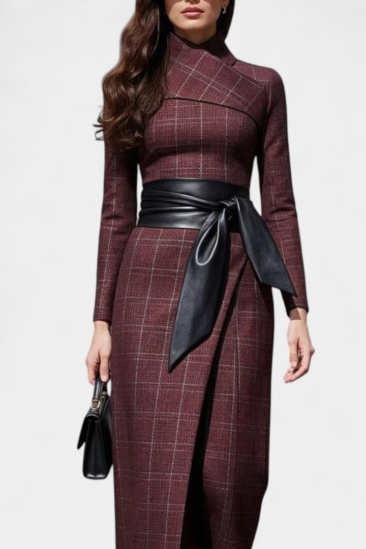 Fleur | Tailored Wrap Midi Skirt