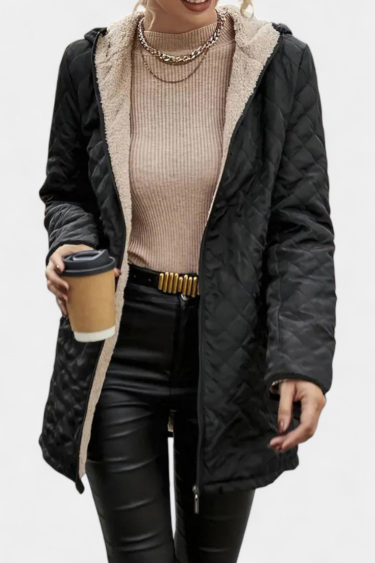 Georgia | Cosy Hooded Quilted Jacket
