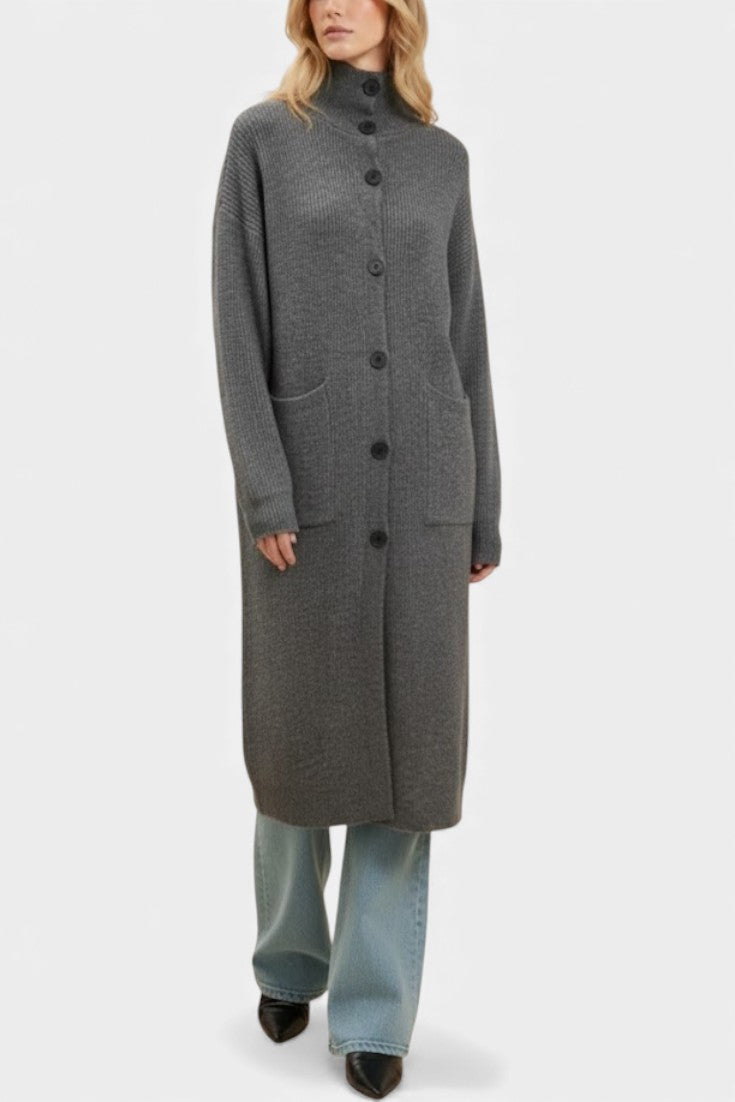 Amelie | Longline Turtleneck Coat