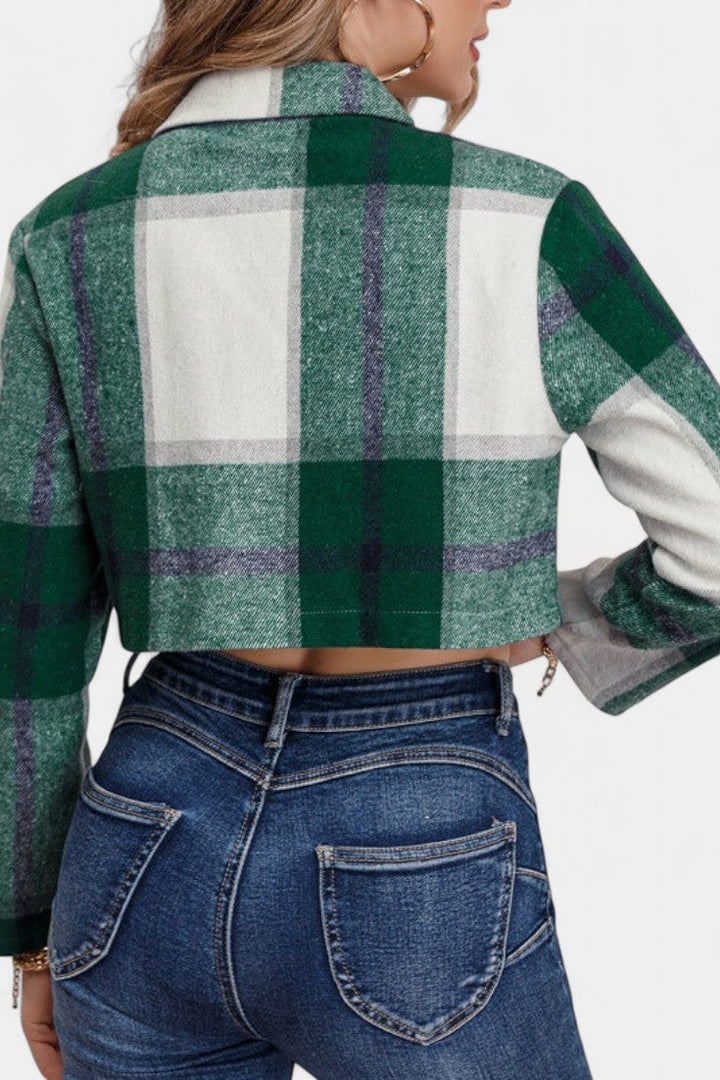 Dorothy | Cropped Checked Jacket