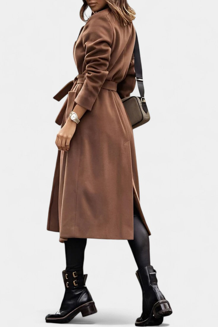 Vivienne | Belted Longline Coat