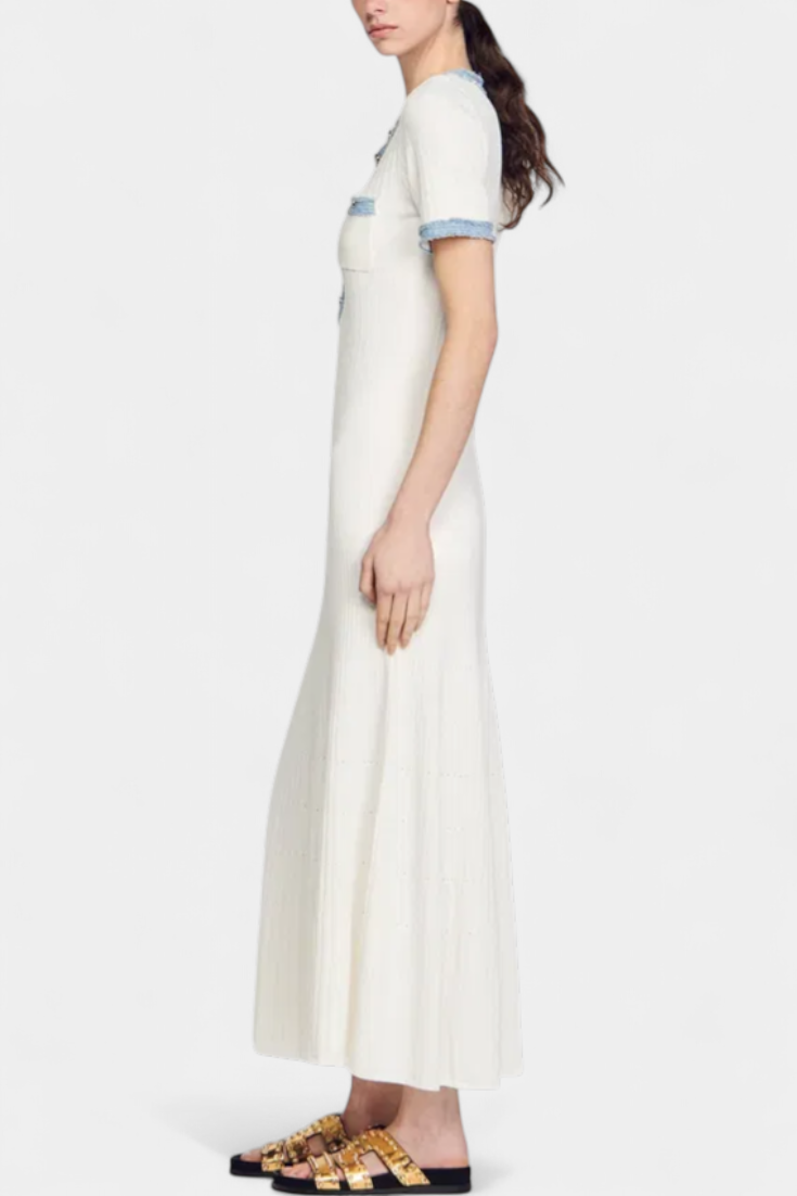 Genevra | Refined Buttoned Midi Dress