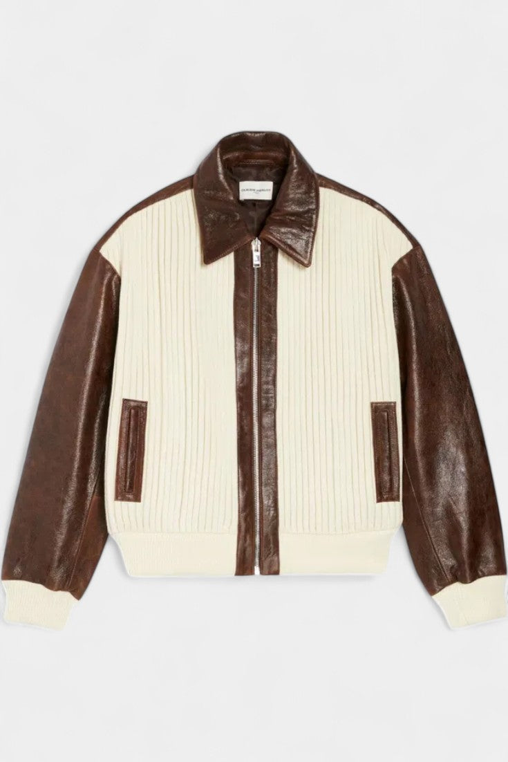 Brigitte | Panelled Bomber Jacket
