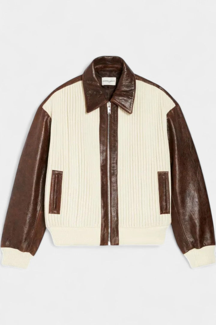 Brigitte | Panelled Bomber Jacket