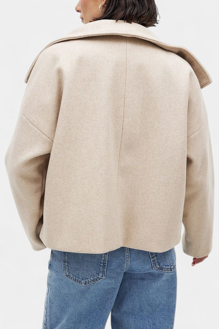Adelaide | Cropped Double-Breasted Coat
