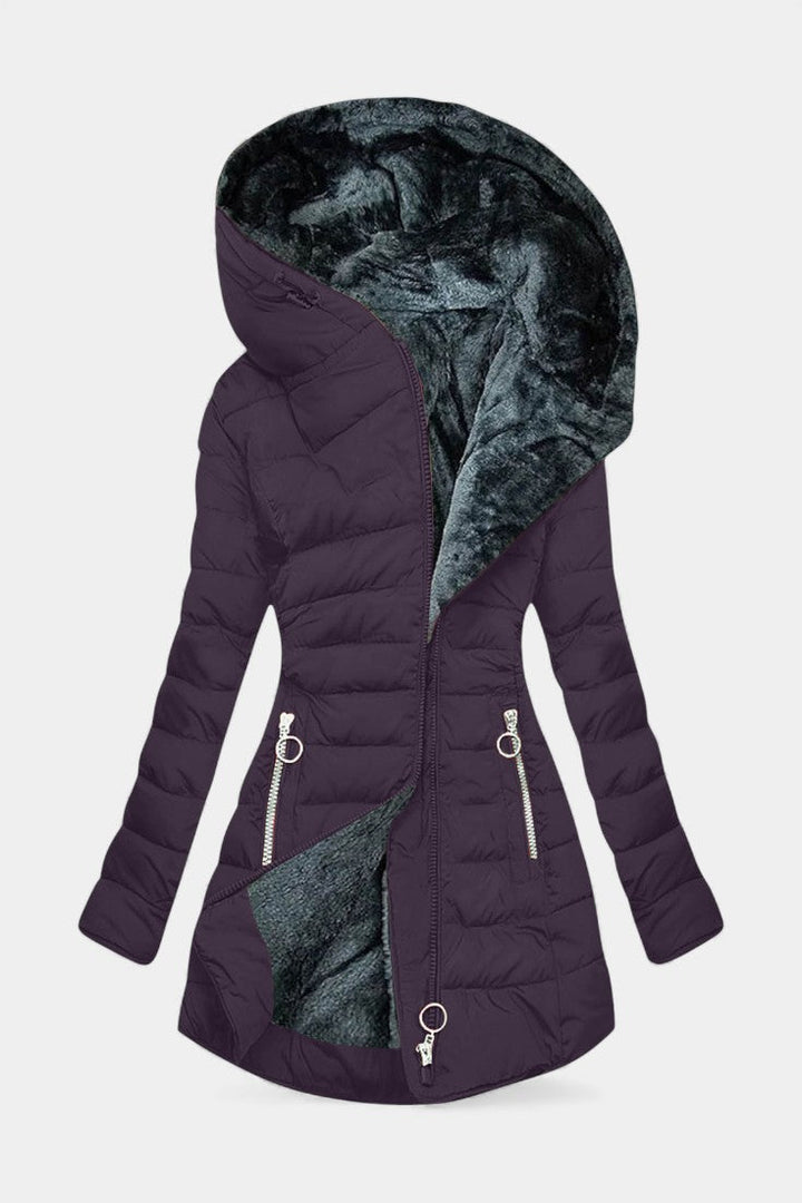 Simone | Cosy Hooded Winter Coat