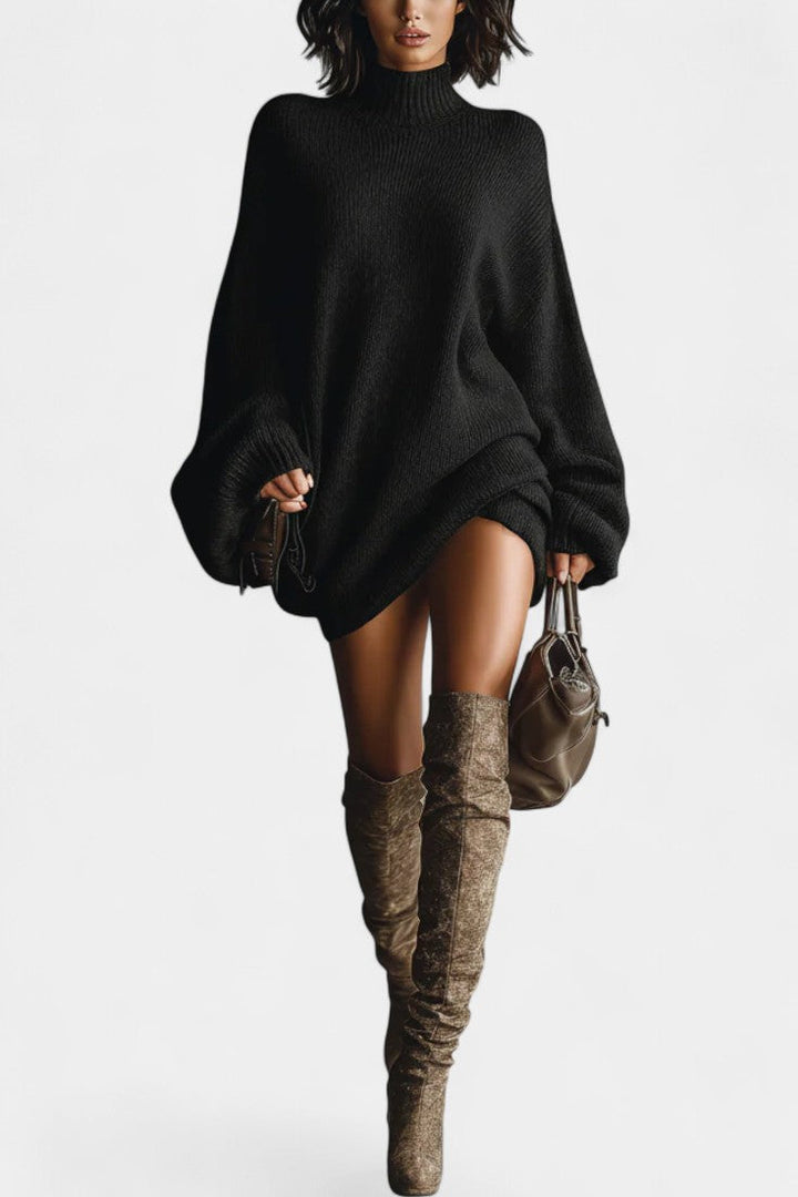 Beatrix | Cosy Roll-Neck Knit Dress