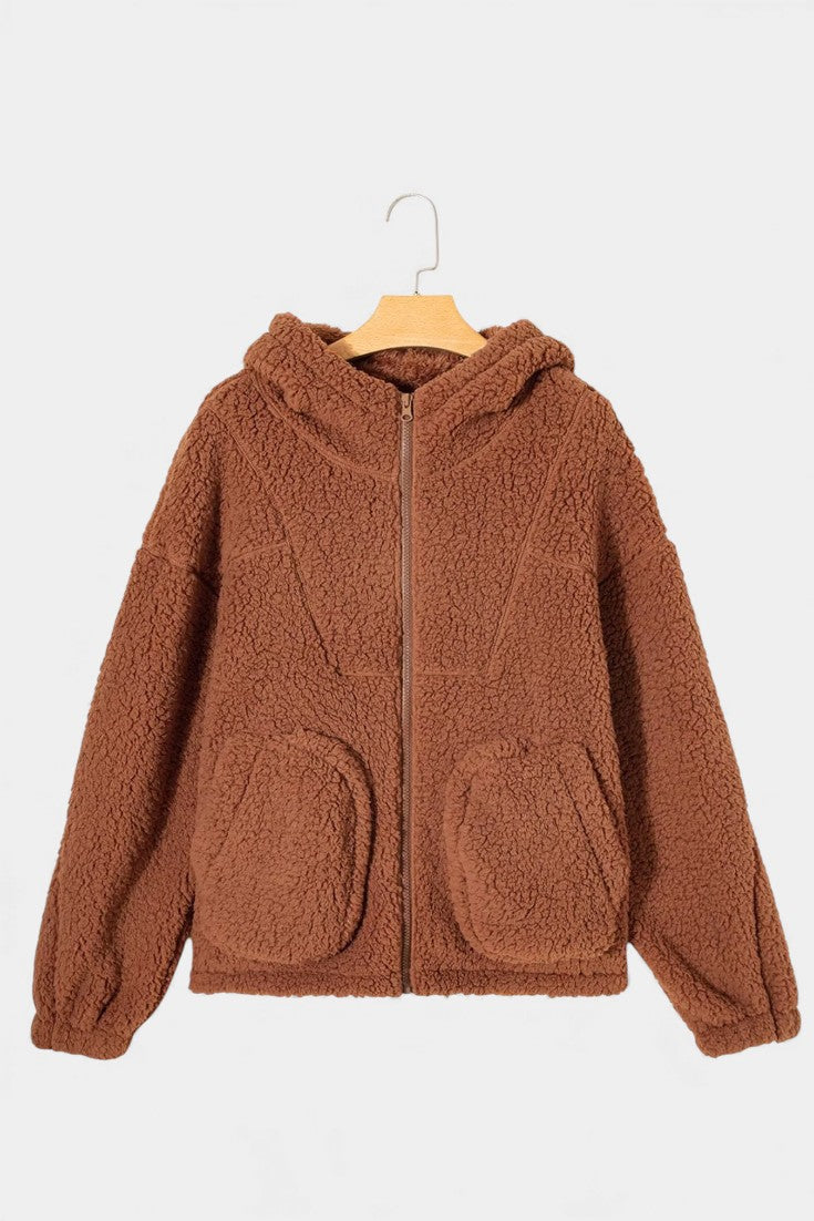 Talia | Cosy Hooded Zip Jacket